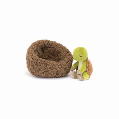 Jellycat Hibernating Tortoise UK | 97082GXLS